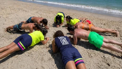 allenamento e aquagym con l'animazione